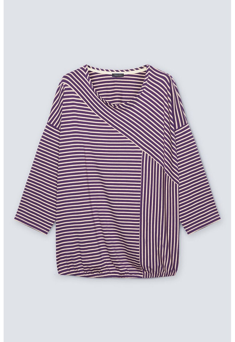 Bluza cu model in dungi si maneci cazute