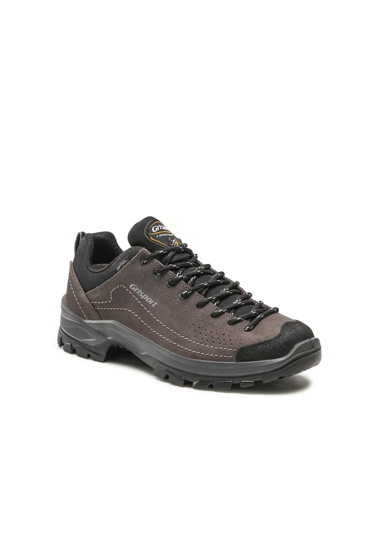 Pantofi trekking barbati - 300552032 - Piele naturala - Gri