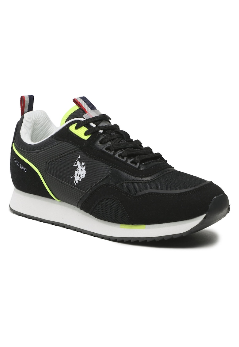 US POLO ASSN Pantofi sport barbati - 302823697 - Textil - Negru - Negru