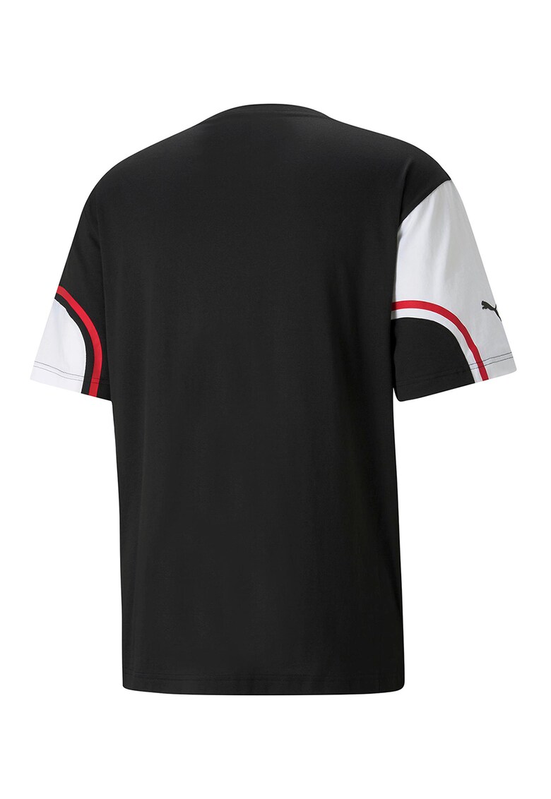 Tricou cu model colorblock Ferrari Race