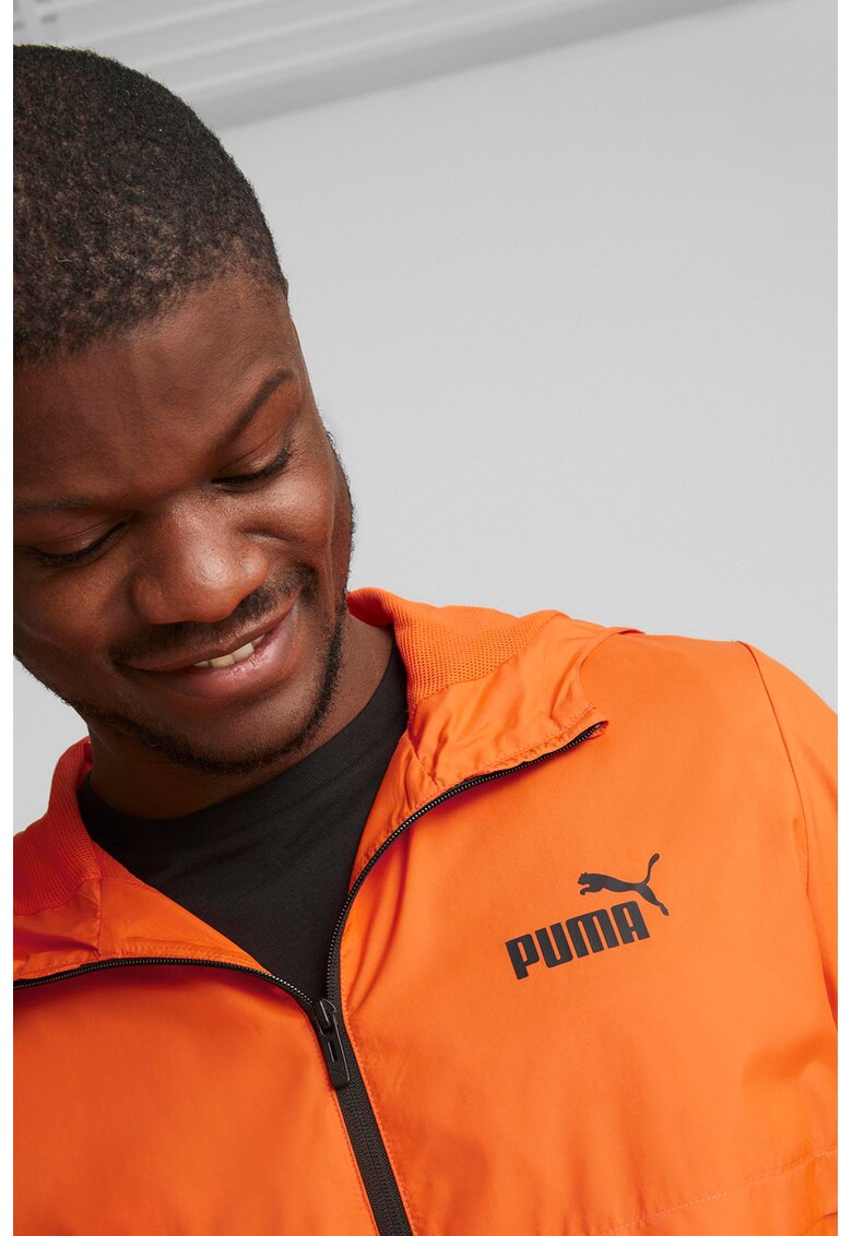 Jacheta windbreaker cu gluga Essentials Solid