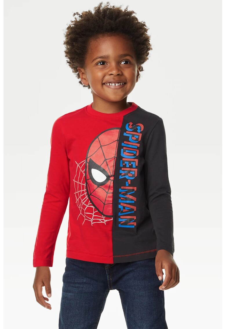 Bluza cu imprimeu spiderman