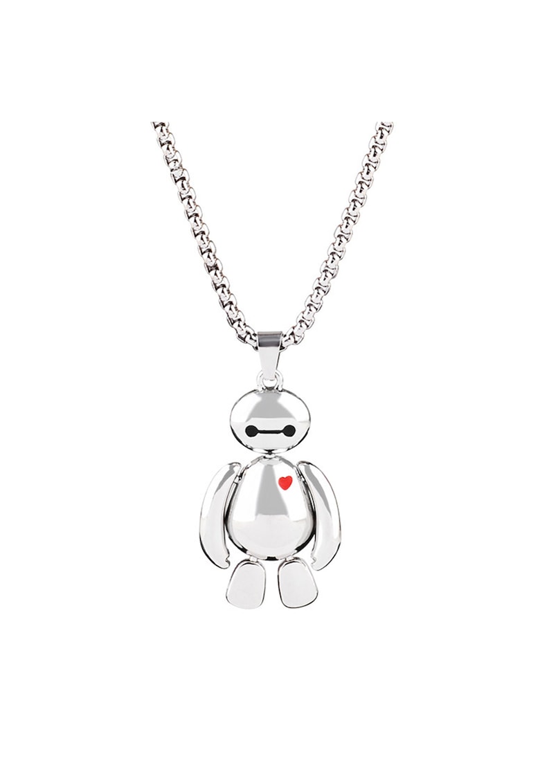 Lant cu pandantiv - model little man big heart cu maini si picioare flexibile - tematica I hug you - unisex - EFAYN