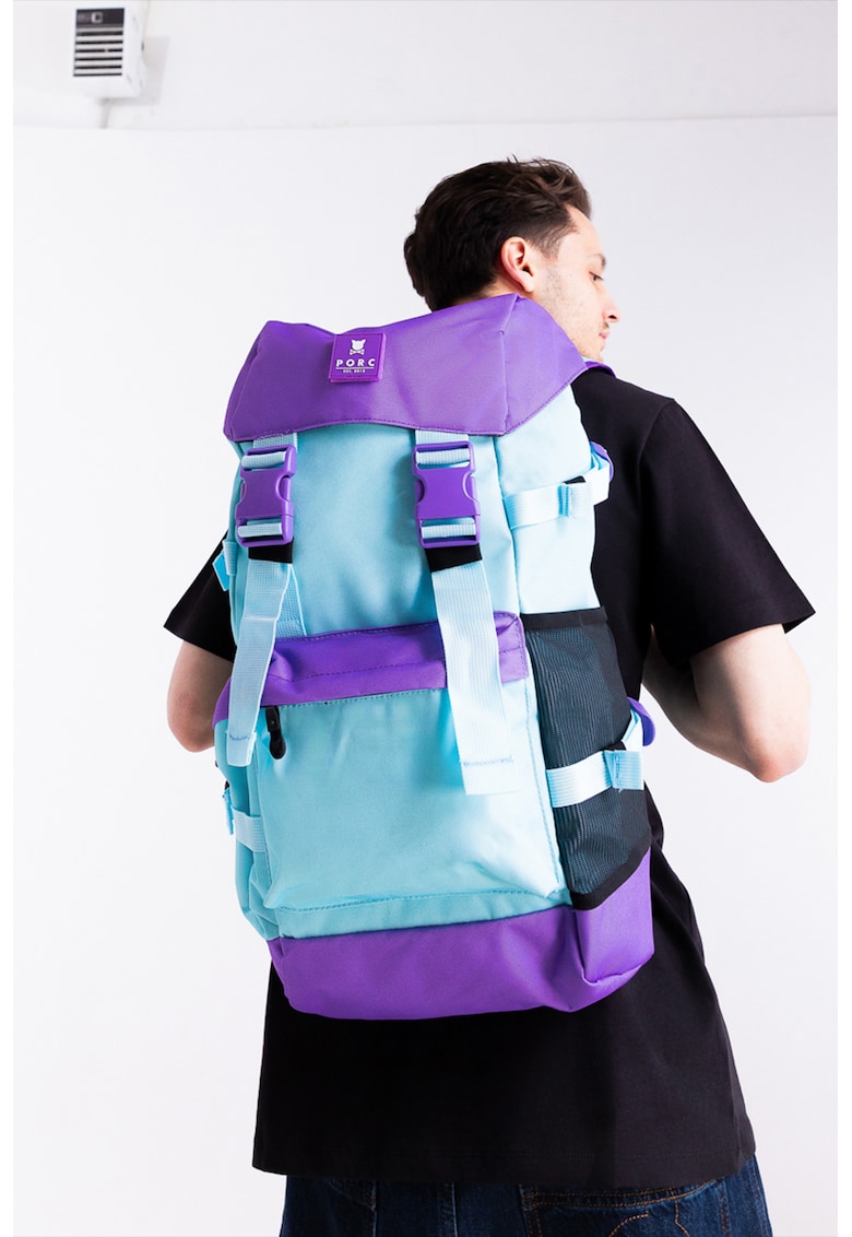 Rucsac unisex cu finisaj impermeabil cu buzunare multiple summit
