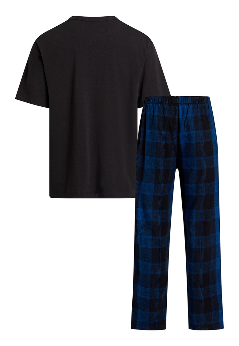 Pijama cu pantaloni in carouri