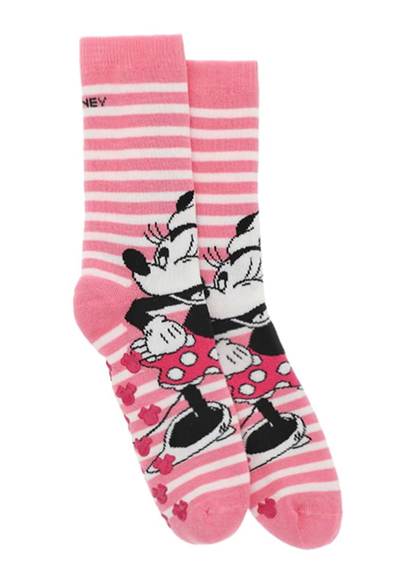 Sosete lungi cu imprimeu Minnie Mouse