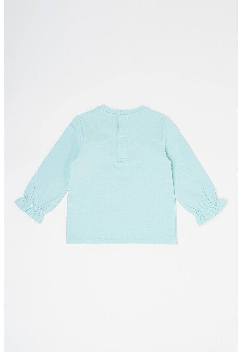 Bluza din amestec de bumbac cu detalii stralucitoare