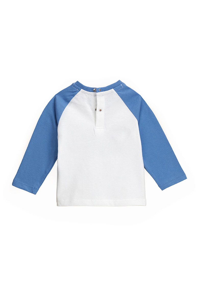 Bluza cu imprimeu si maneci raglan