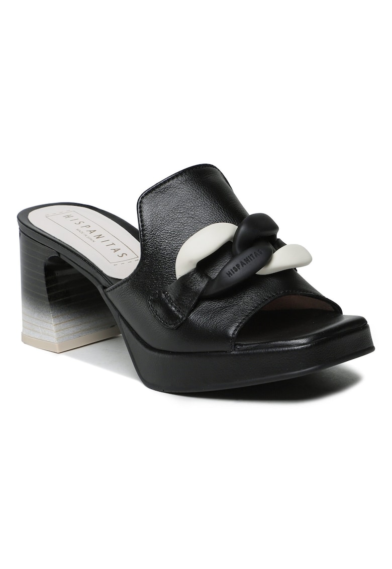 Sandale dama - 302289233 - Piele naturala - Negru