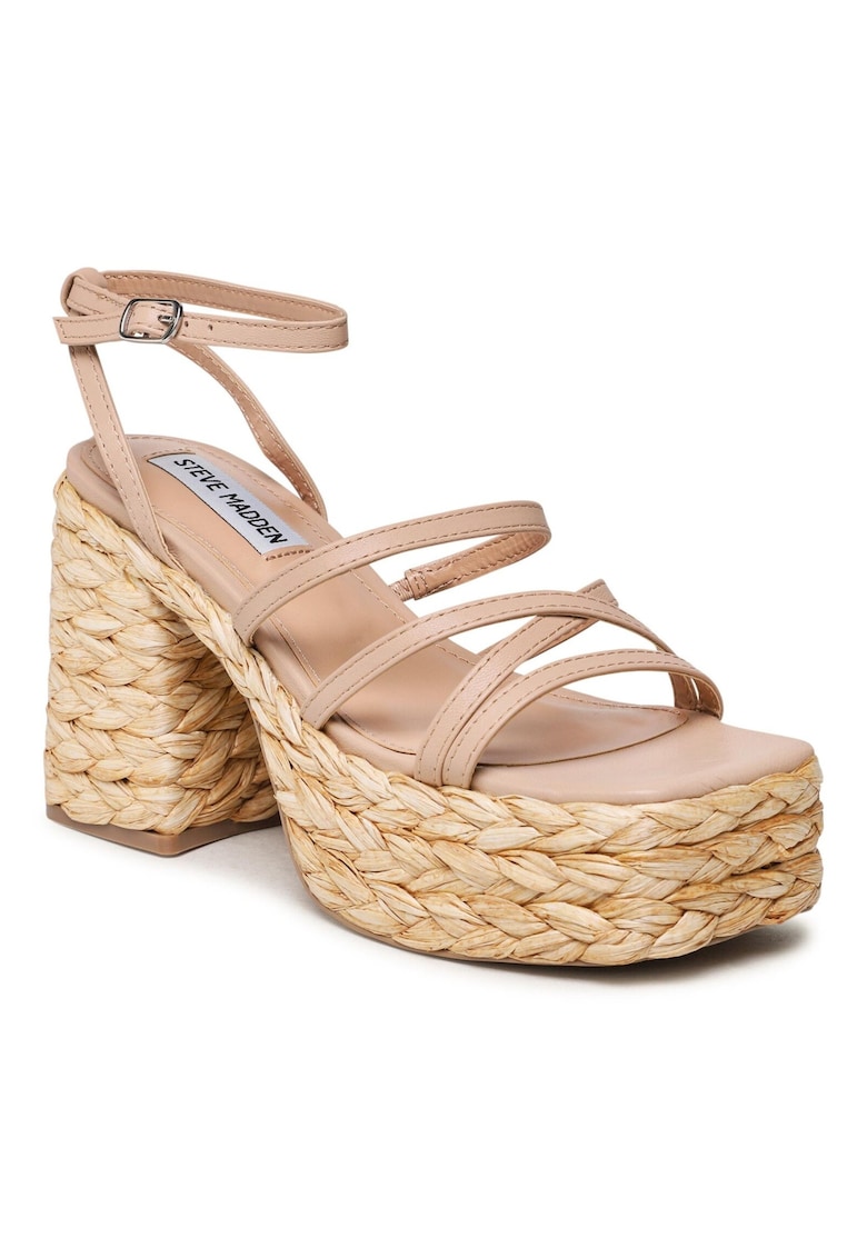 Sandale dama - 302094721 - Piele naturala - Bej