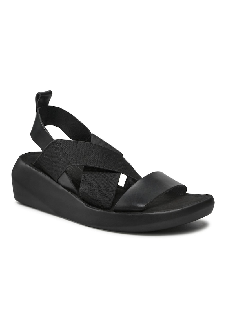 Sandale dama - 209856187 - Piele naturala - Negru