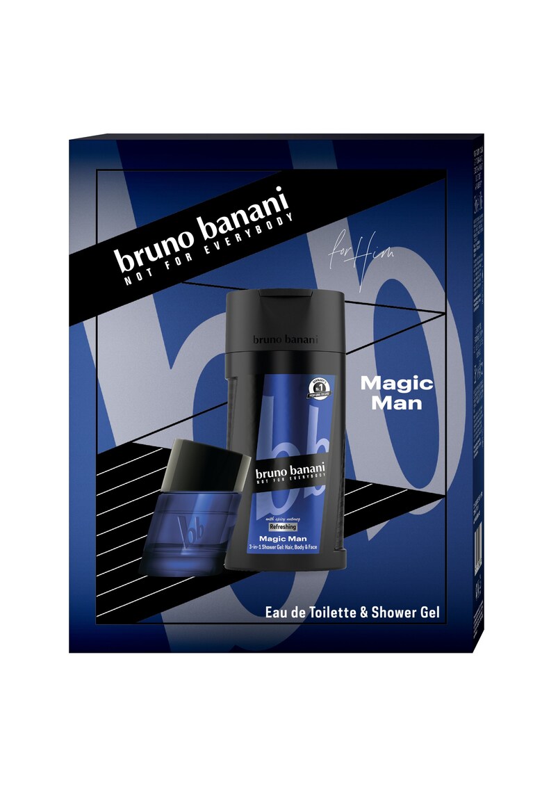 Set Apa de toaleta Magic Man 30 ml + gel de dus 250 ml - pentru barbati