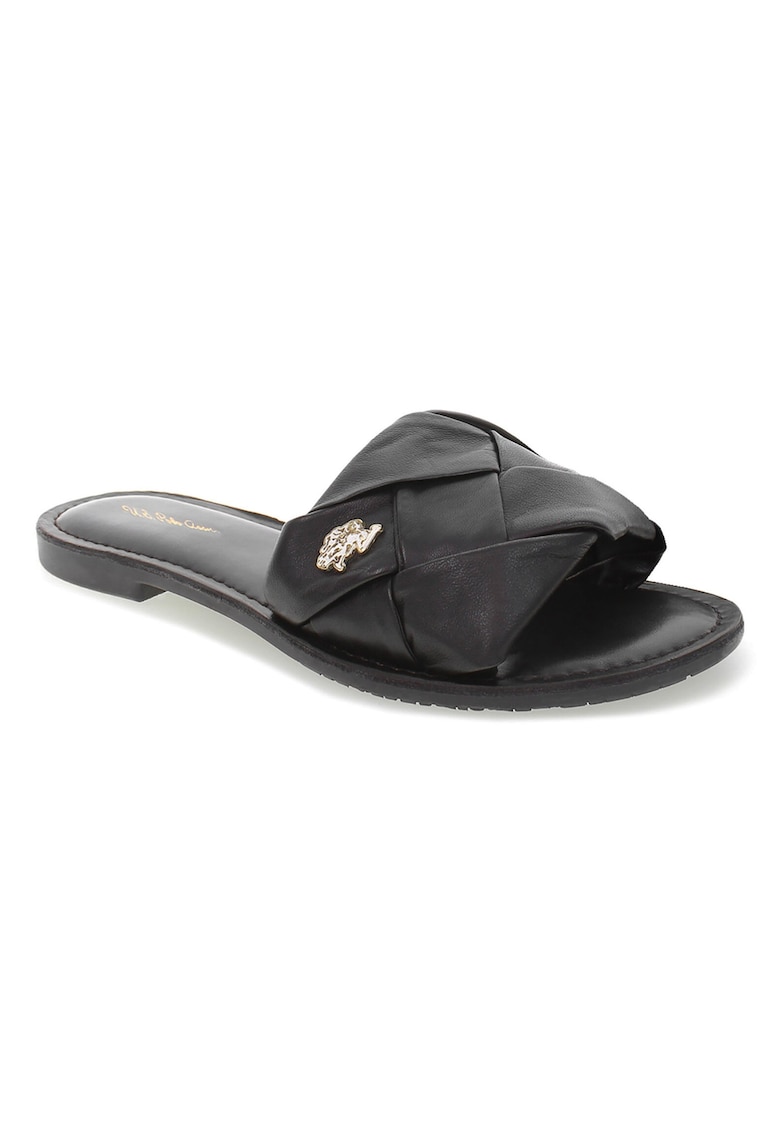 Sandale dama - 302825325 - Piele naturala - Negru -