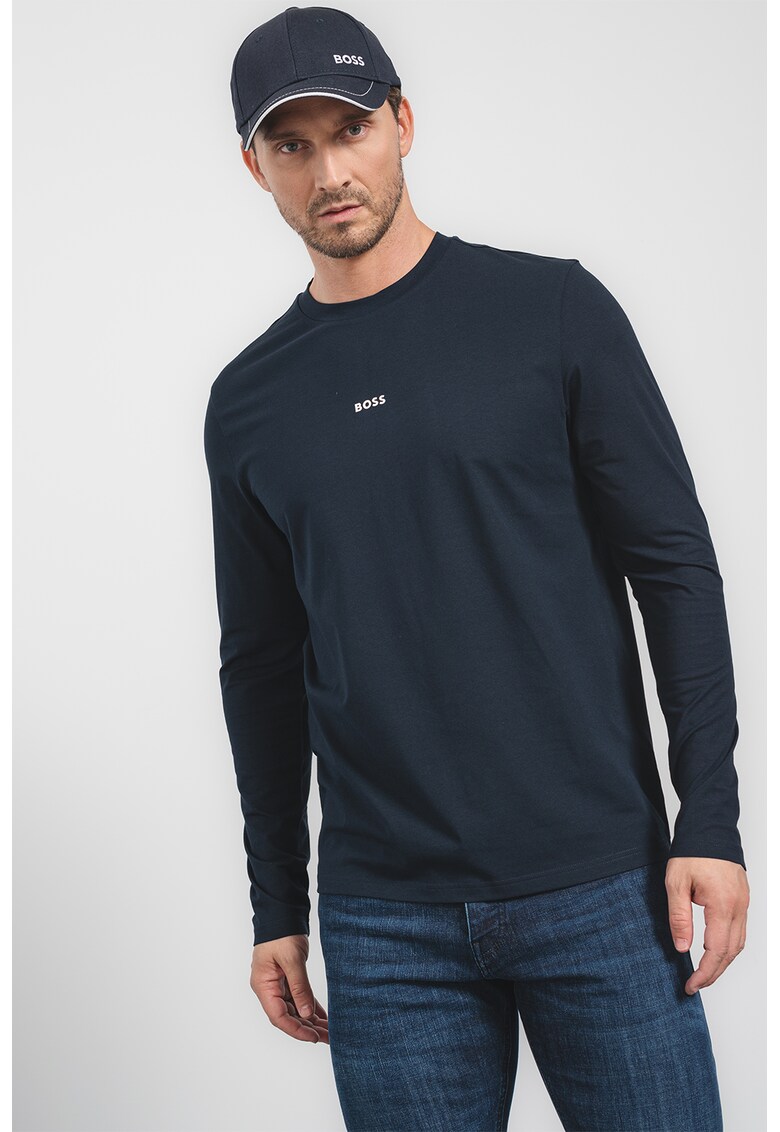BOSS - Bluza cu detaliu logo Chark