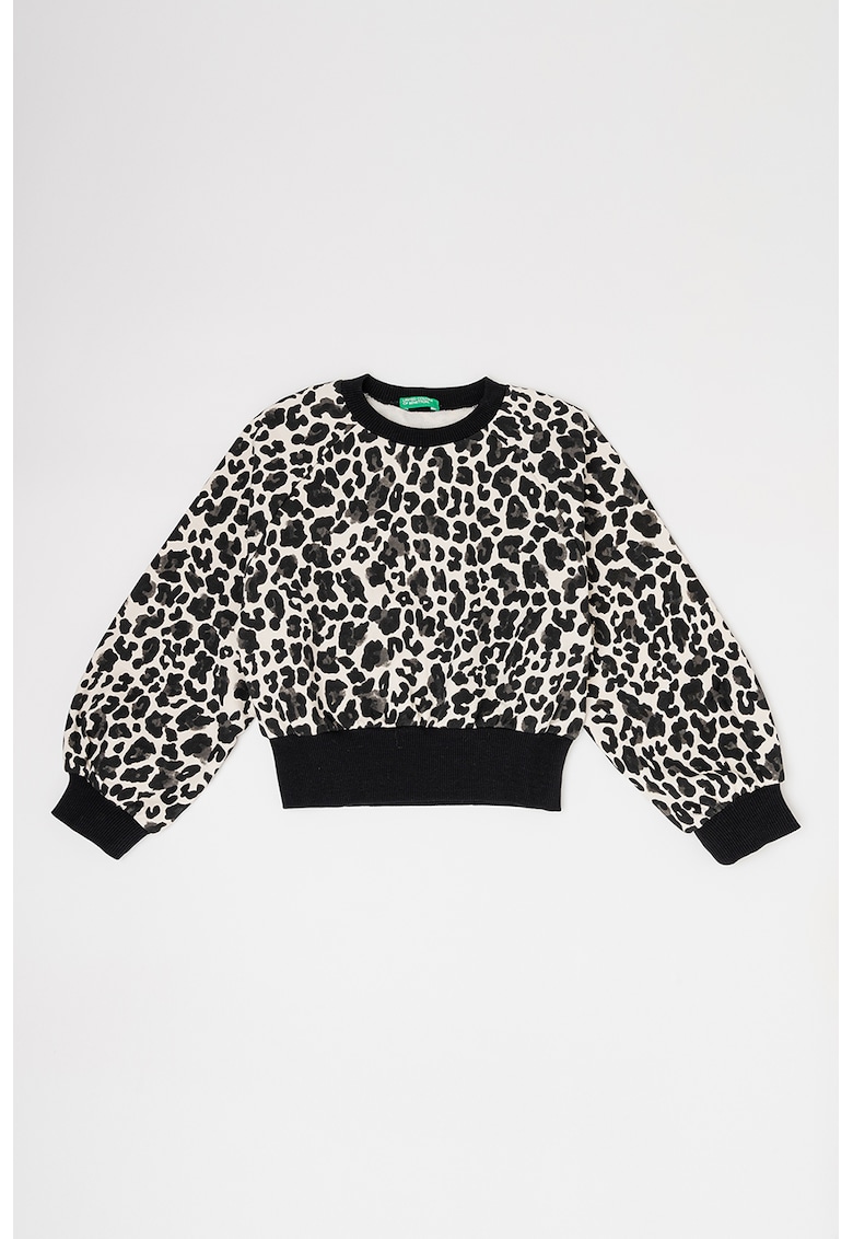 Bluza de trening relaxed fit cu animal print