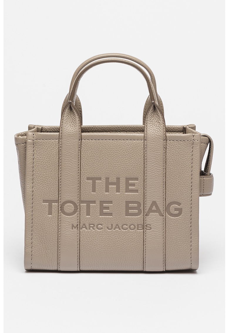 Geanta tote din piele The Small - Grej