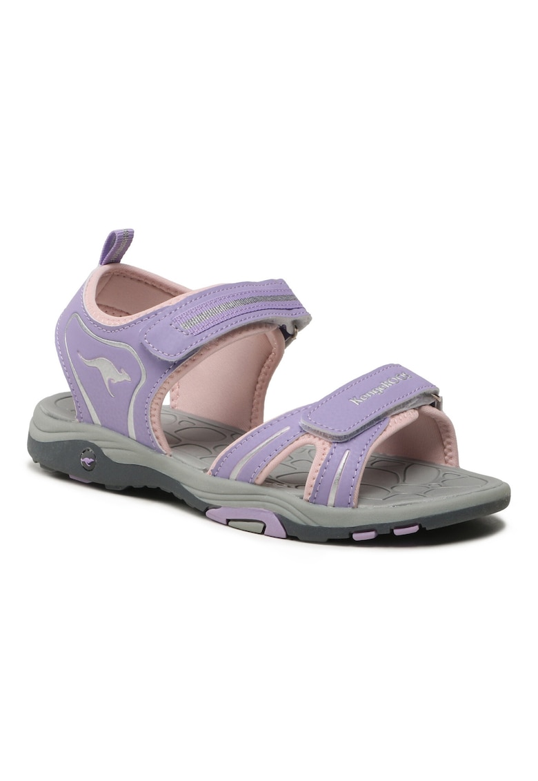 Sandale barbati - 303252526 - Piele ecologica - Violet -