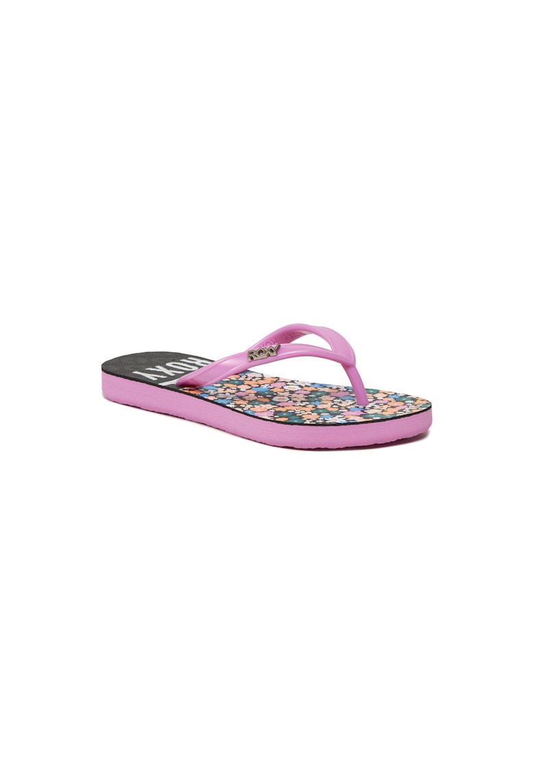 Papuci flip-flop fete - 301819608 - Textil - Roz - Roz