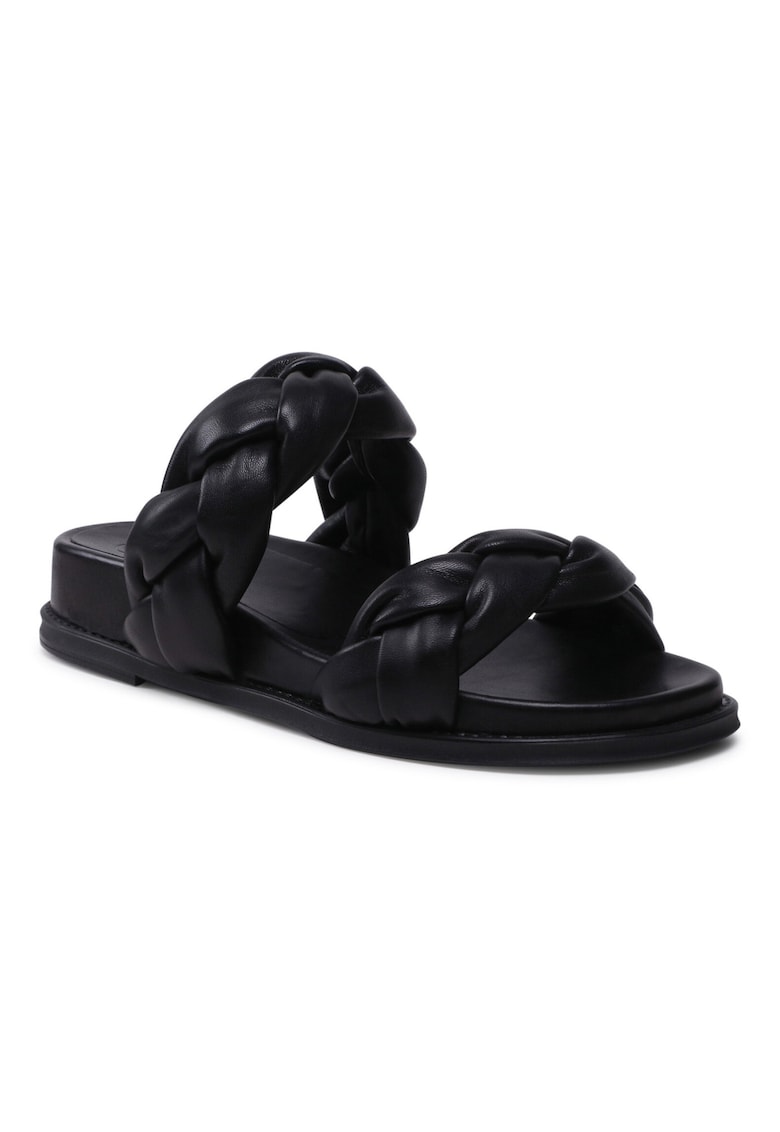 Papuci flip-flop dama - Piele naturala