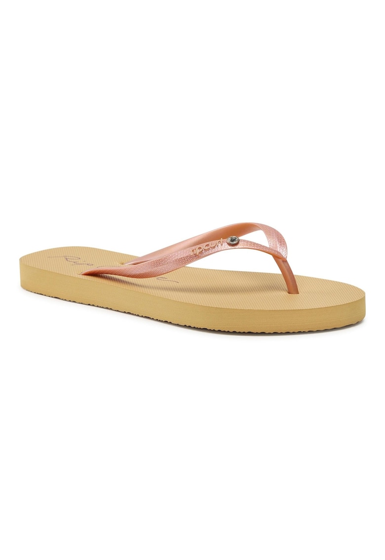 Papuci flip-flop dama - 303030254 - Textil - Auriu