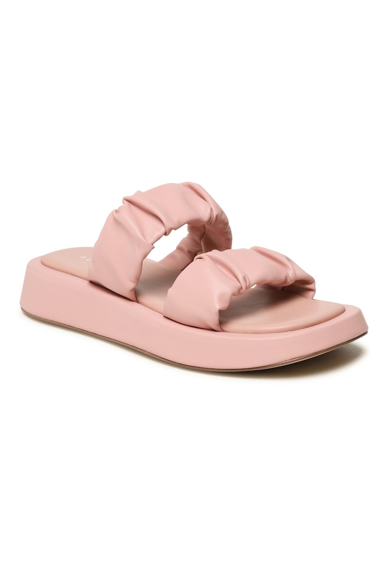 Papuci flip-flop dama - Piele ecologica