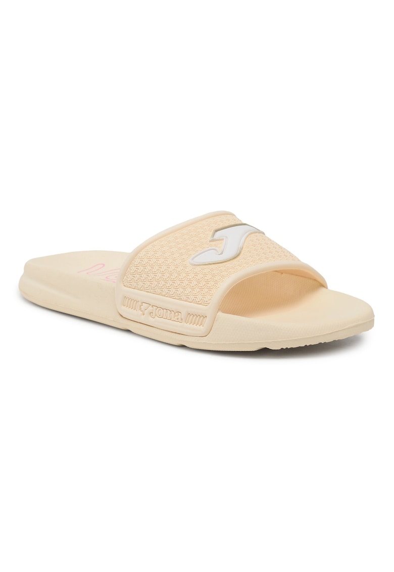 Papuci flip-flop dama -  302296248 - Textil/Sintetic - Bej