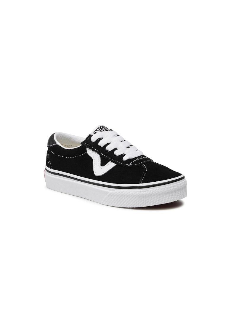 Tenisi baieti - 300088432 - Piele naturala - Negru - Negru