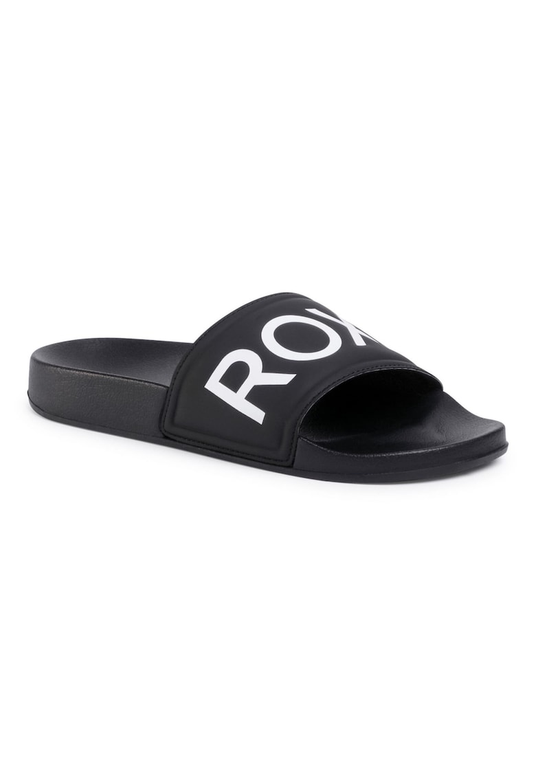 Papuci flip-flop dama -  207475038 - Textil - Negru