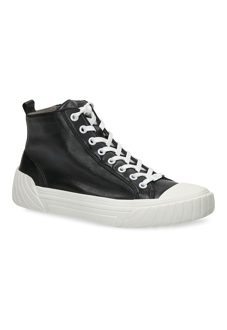 Tenisi dama - 301925033 - Piele naturala - Negru - Negru
