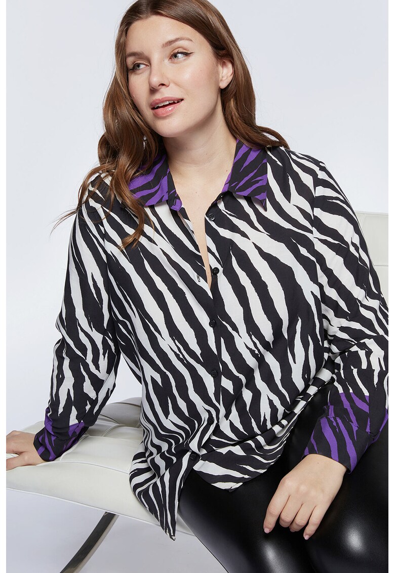 Camasa cu model animal print