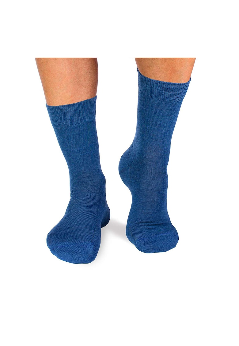 Sosete din lana merino Fine Albastru - Sosete din lana merino Fine Albastru -