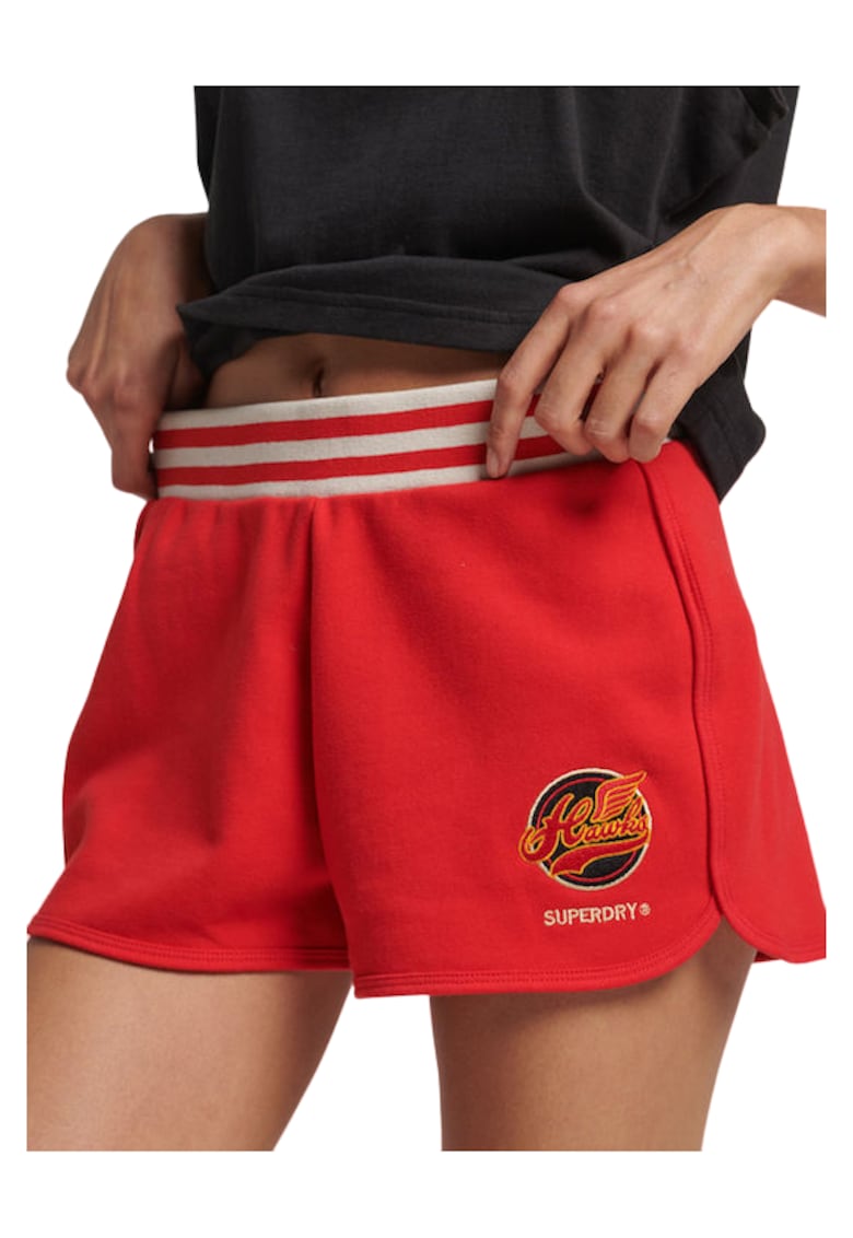 Pantaloni scurți cu bandă elastică - Vermillion Red
