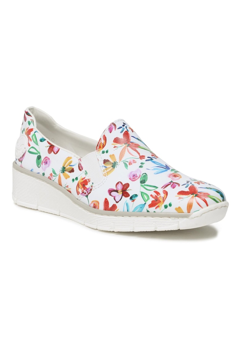 Mocasini dama - Piele ecologica - Multicolor