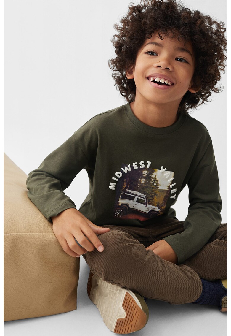 Bluza cu imprimeu foto Midwest