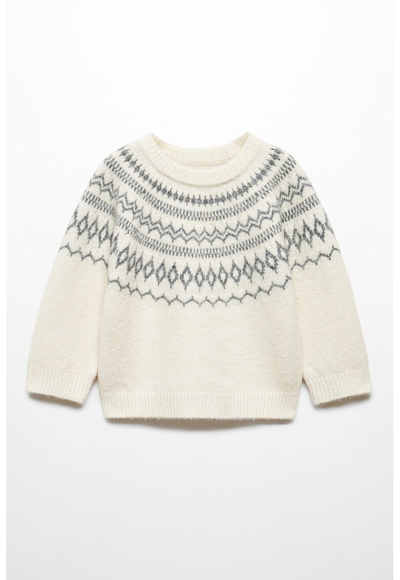 Mango Pulover cu motive fair isle oliver