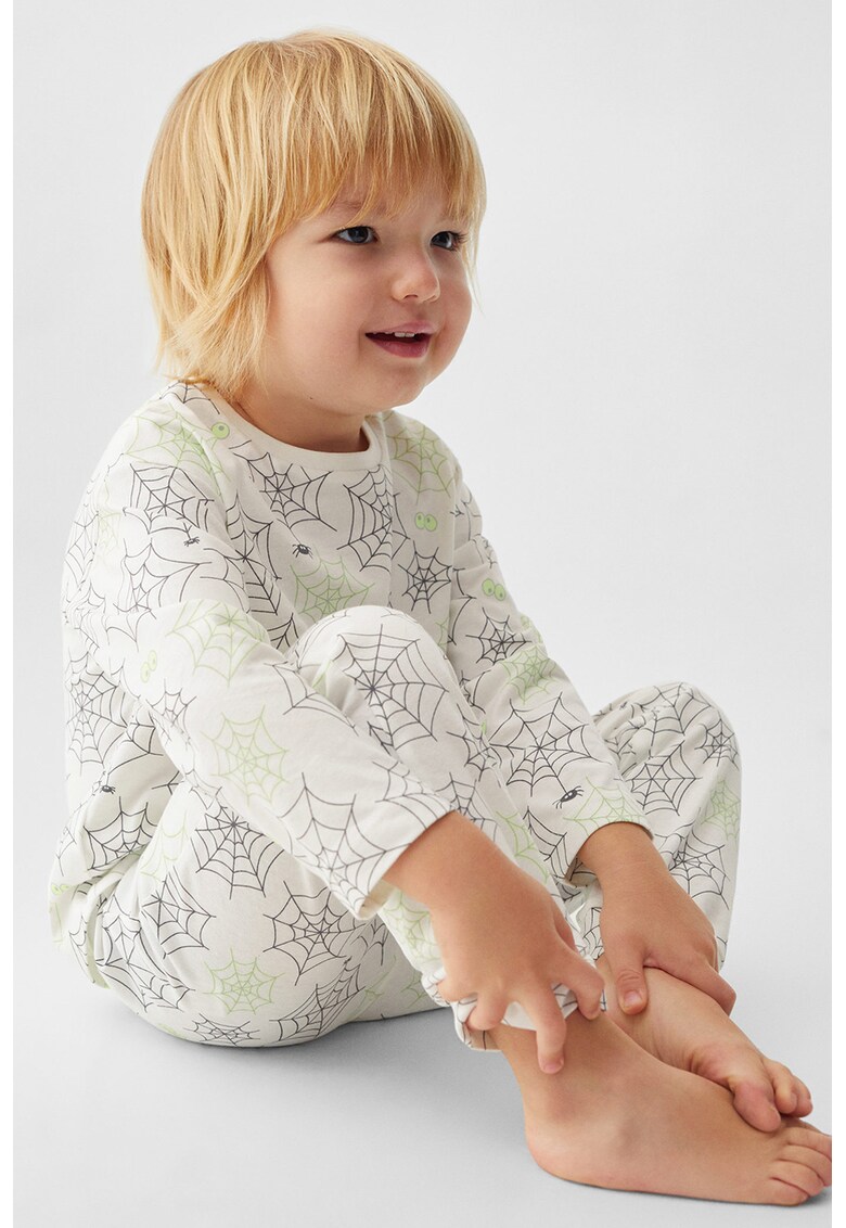 Pijama lunga cu model grafic Webb