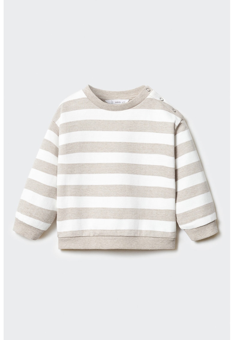 Bluza de trening din bumbac cu model in dungi Sally