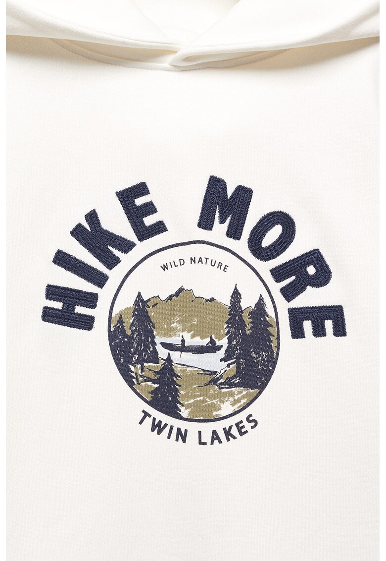Hanorac cu design brodat Lake