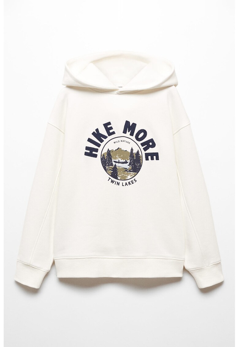 Hanorac cu design brodat Lake
