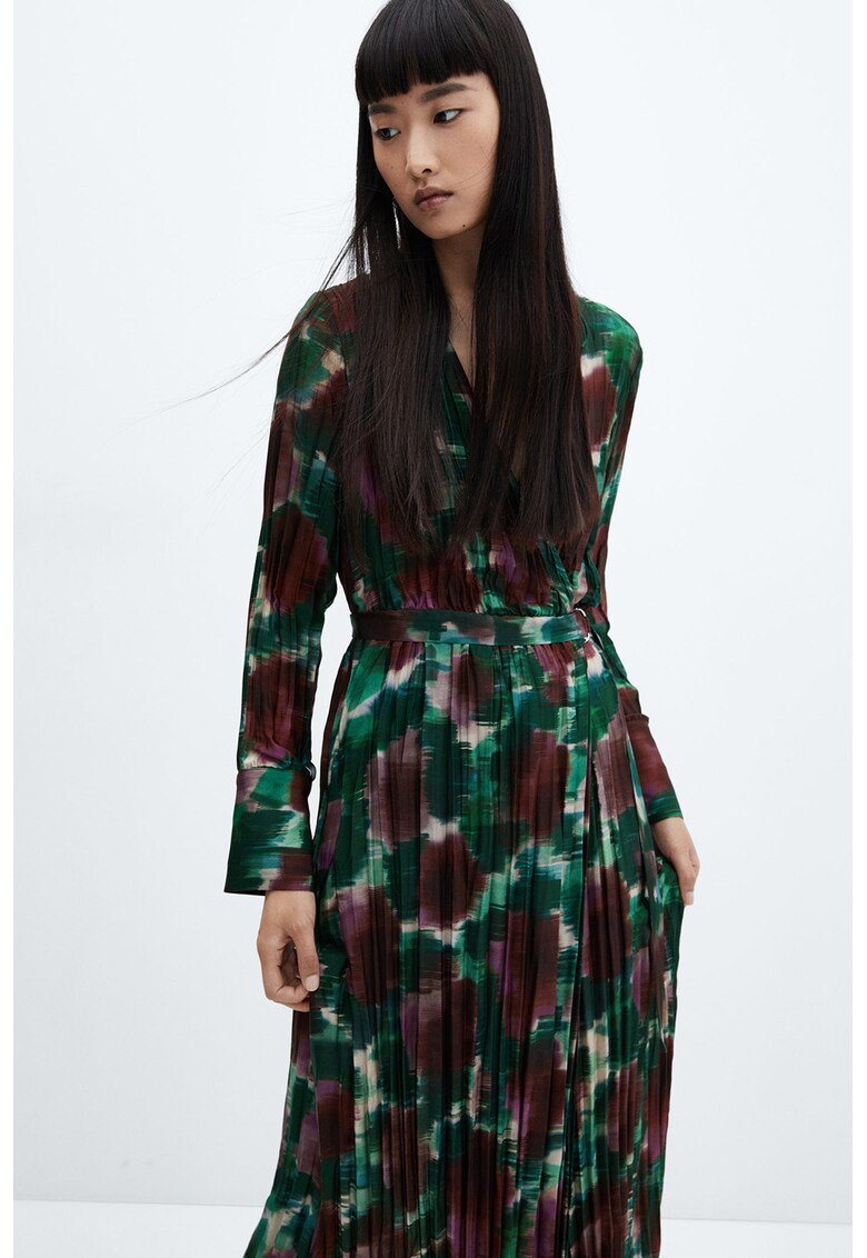 Rochie petrecuta cu model abstract Nogal