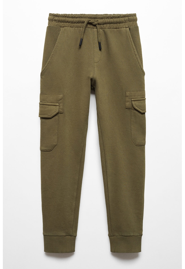 Pantaloni de trening cargo cu croiala conica Maverick