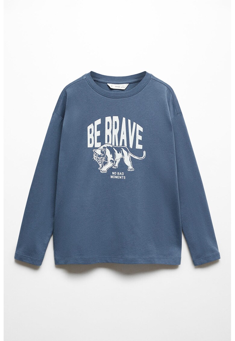Bluza de trening de bumbac cu imprimeu fronta Spencer