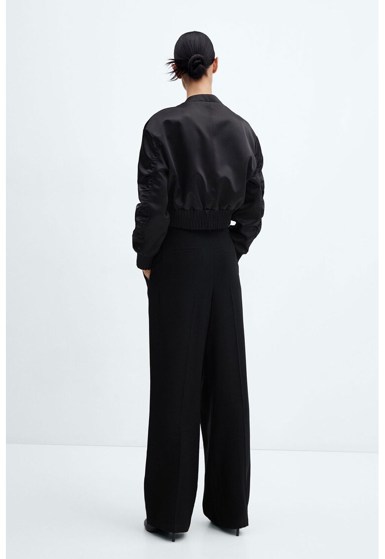 Jacheta bomber de satin Malibu