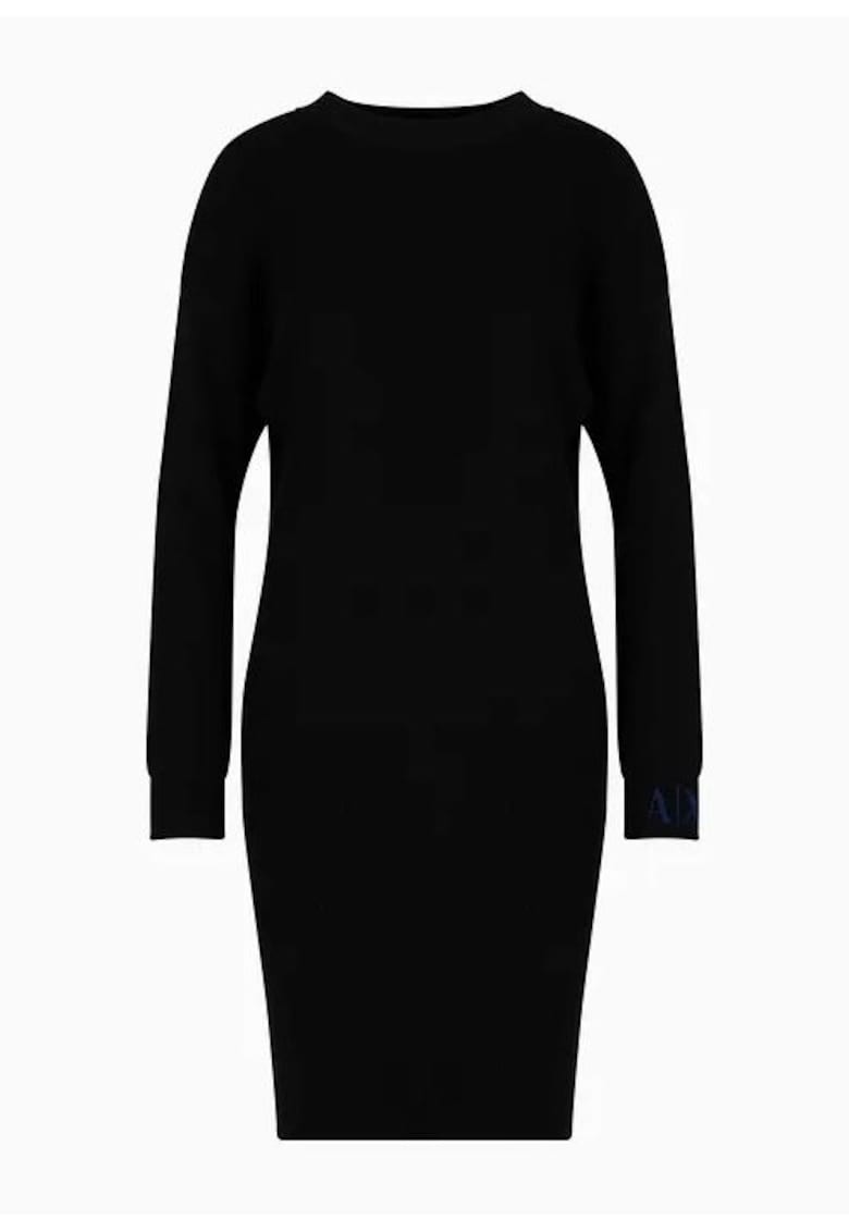 Armani Exchange Rochie - Lana/Acril - Negru - Negru
