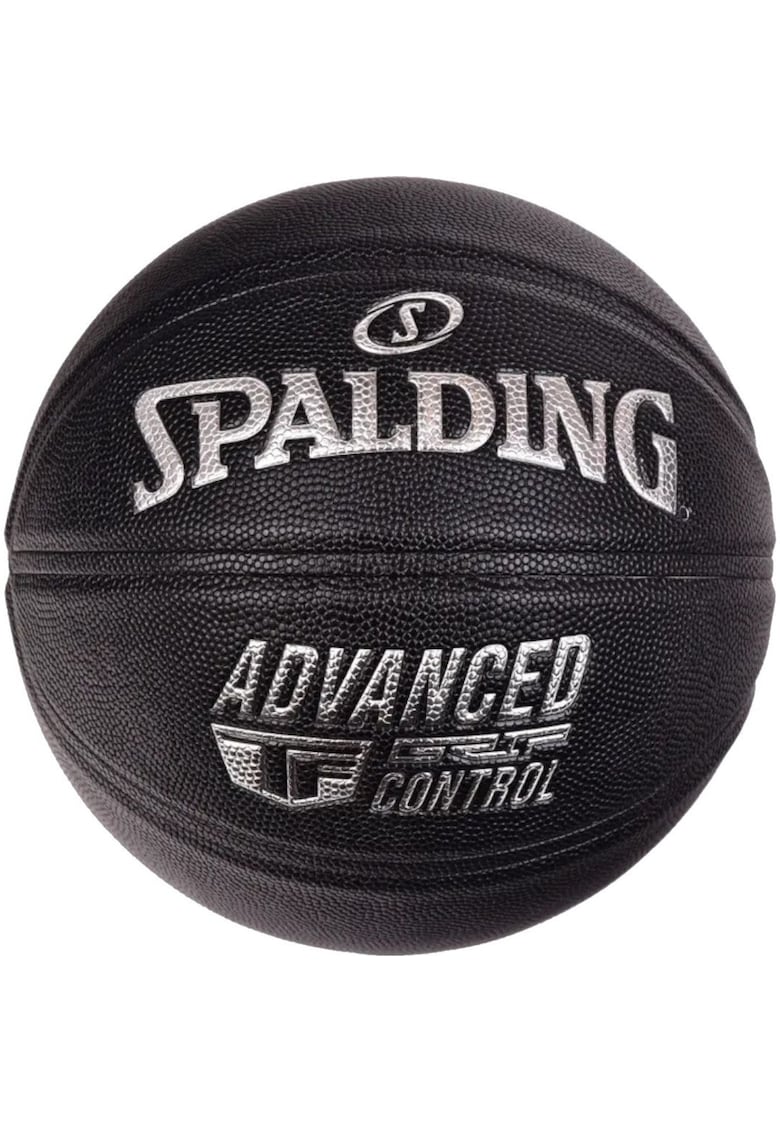 Minge de baschet Advanced Grip Control - Piele compozita - Marime 7 - Negru / Argintiu