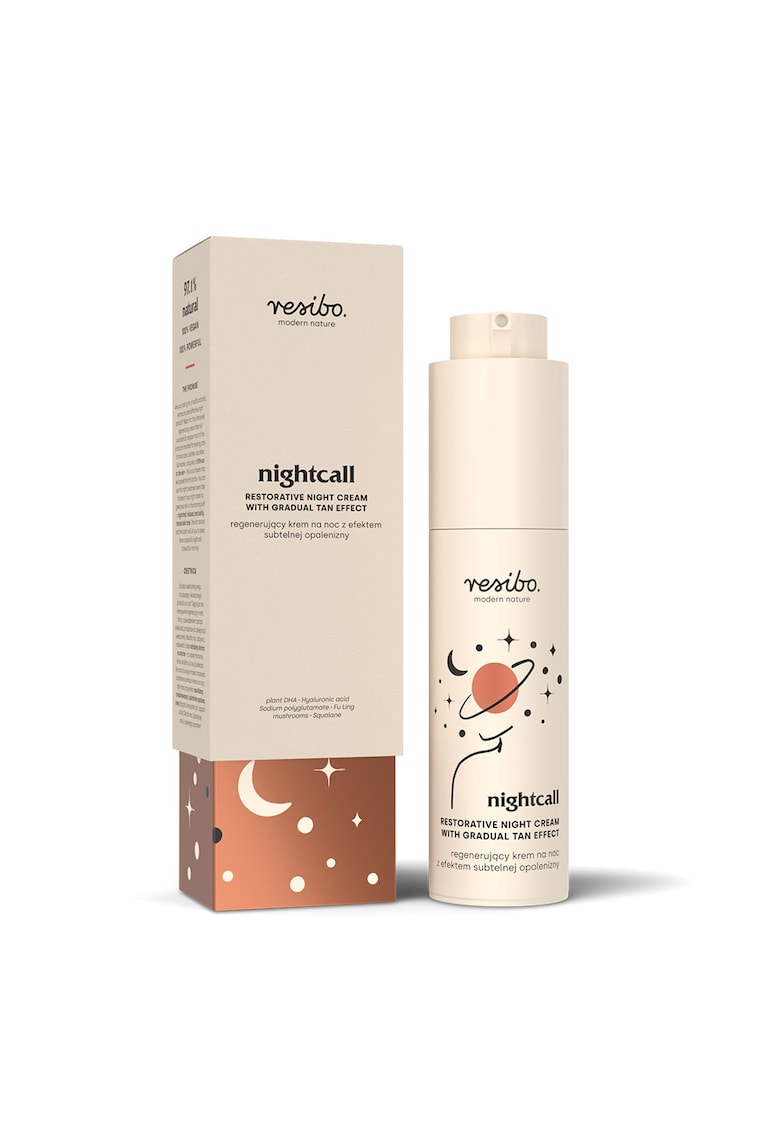 Crema de noapte regeneranta cu efect de bronz subtil - 50 ml
