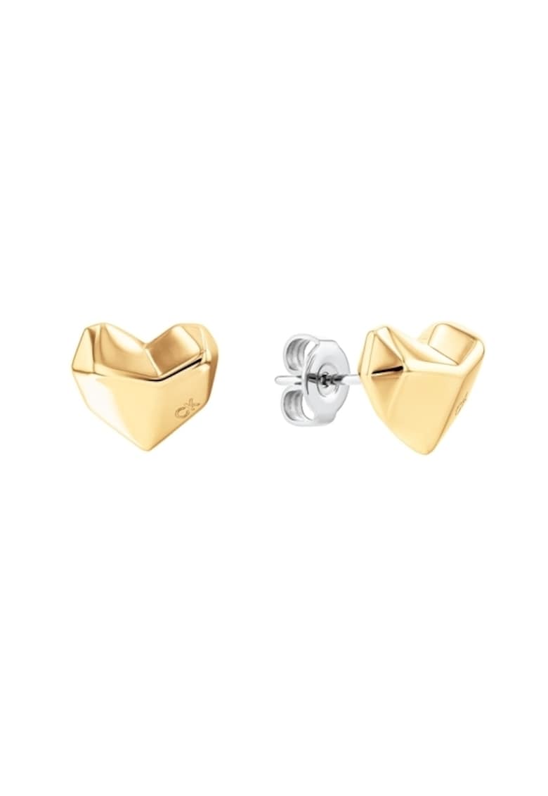 Cercei Woman’s Collection stud heart 35000042 - Auriu