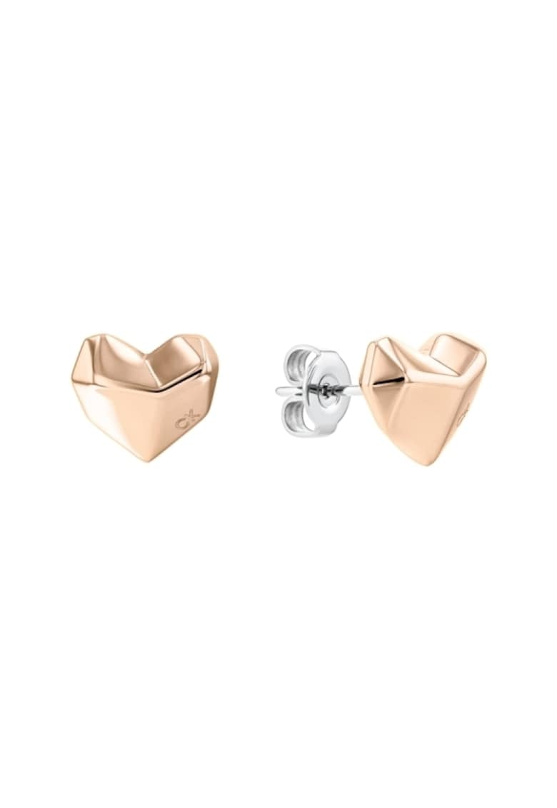 Cercei Woman’s Collection stud heart 35000043 - Rose gold