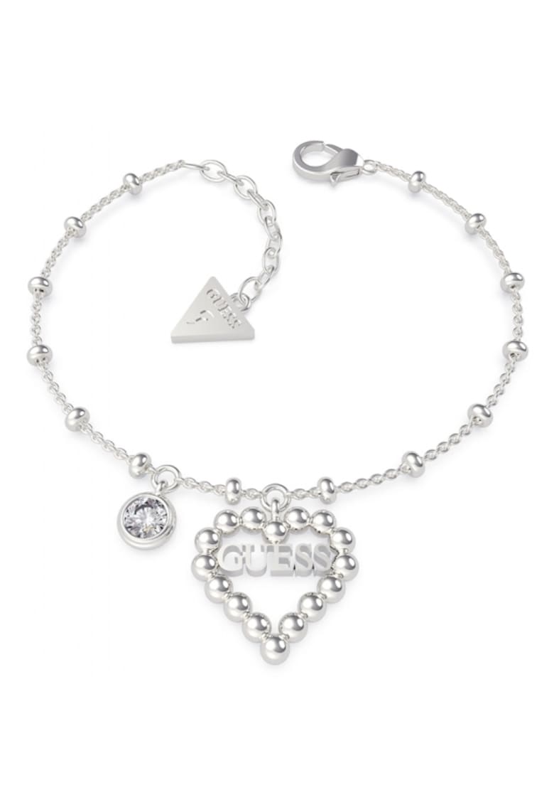 Bratara Heart Romance UBB70089-L - Argintiu