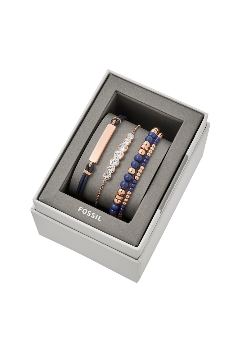 Bratara Navy Steel set JGFTSET1044 - Albastru - Rose gold